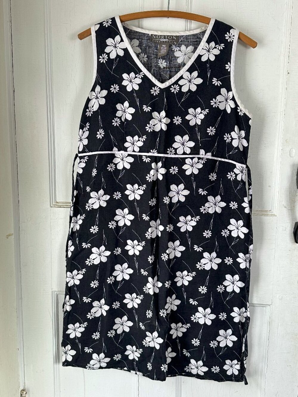 Linen floral summer dress PM